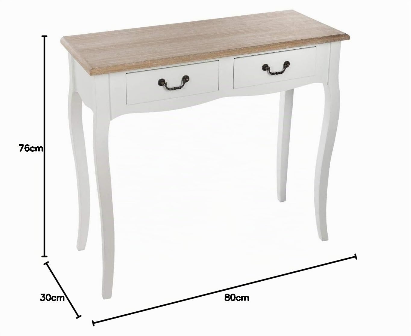ATMOSPHERA CREATEUR D'INTERIEUR - Consolle bianca Chrysa L87cm