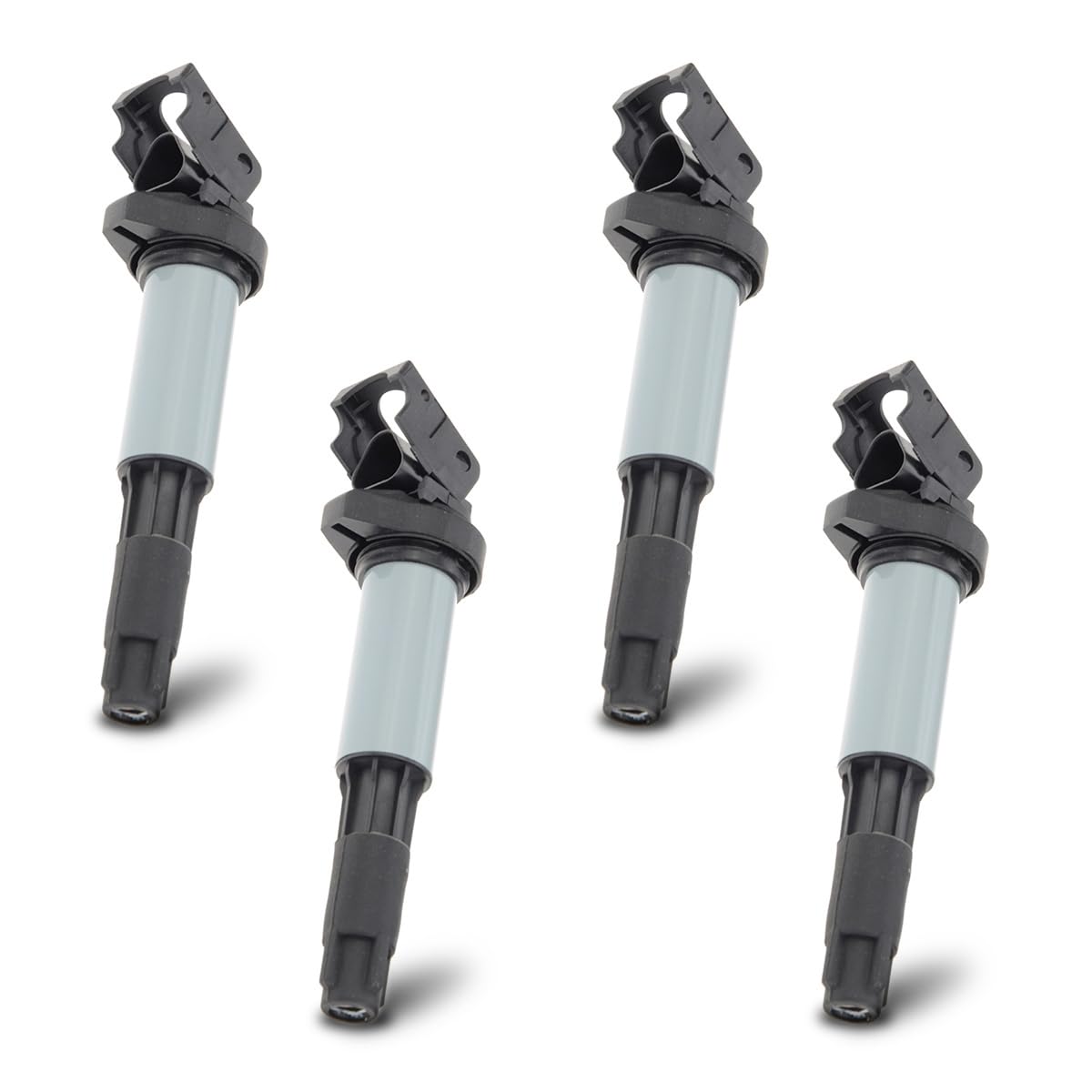 Frankberg 4 bobine di accensione modulo di accensione 12131712219 | Compatibile con: Serie 3 Coupé E46, Serie 3 Cabrio E46, Serie 5 F10 F18, Serie 3 Touring E91, Serie 5 Touring E39