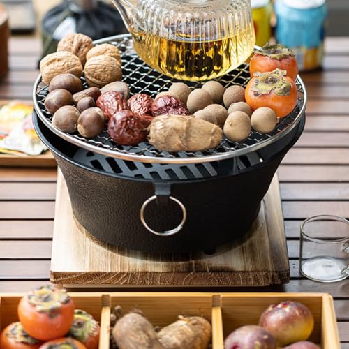 Barbecue chauffage rapide fer forgé plan japonais transportable