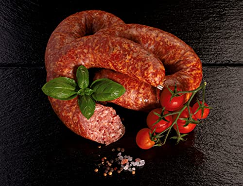 Harzer Bratwurst mit Kümmel im Ring | Harzer Rohwurstspezialität | Perfekte Brotzeit für unterwegs | Knackwurst Cover