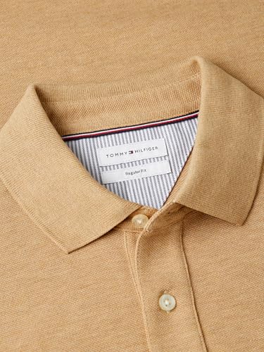 Image of Tommy Hilfiger Men's Short Sleeve Polo Shirts in Regular Fit With Stretch and Organic Pique Cotton