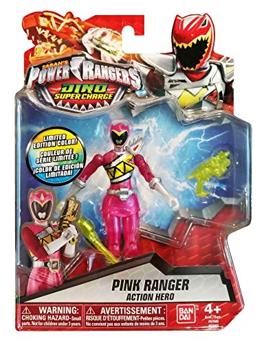 Saban's Power Rangers Dino Super Charge Pink Ranger Translucent Limited Edition Exclusive Figure