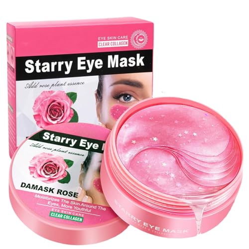 Lktvys Pack of 60 Eye Pads, Eye Pads Against Dark Circles, Eye Bags, Wrinkles, Eye Pad Mask, Suitable for All Skin Types, Especially for Dry, Sensitive, and Dull Eye Skin