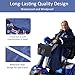 Fonakei Mobility Scooter Rain Cover, Rain Poncho with Sleeves Wheelchair Rain Ponchos Adults Electric Scooter Covers Waterproof Rain Poncho,Extra Large