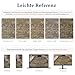 HUGEAR Waschbarer Braun Vintage Teppich im Eingangsbereich 60x90cm fußmatte badezimmerteppich Weich rutschfest Retro Kleiner Tepich Kurzflor Bad Schlafzimmer Carpet Bedroom