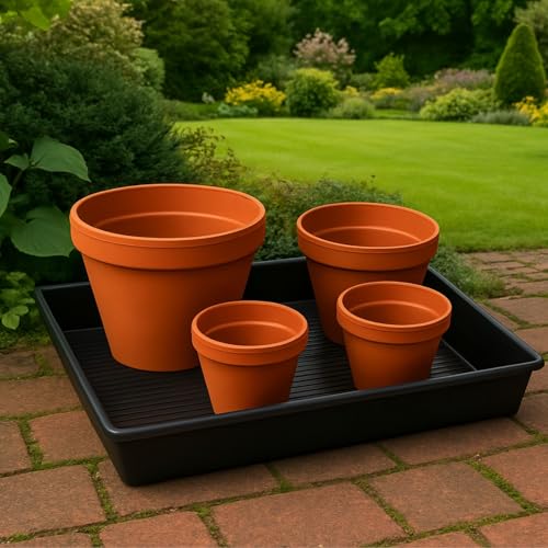 Bac plastique carré Weedness 60x60 cm pour stopper les fuites d'eau - 6
