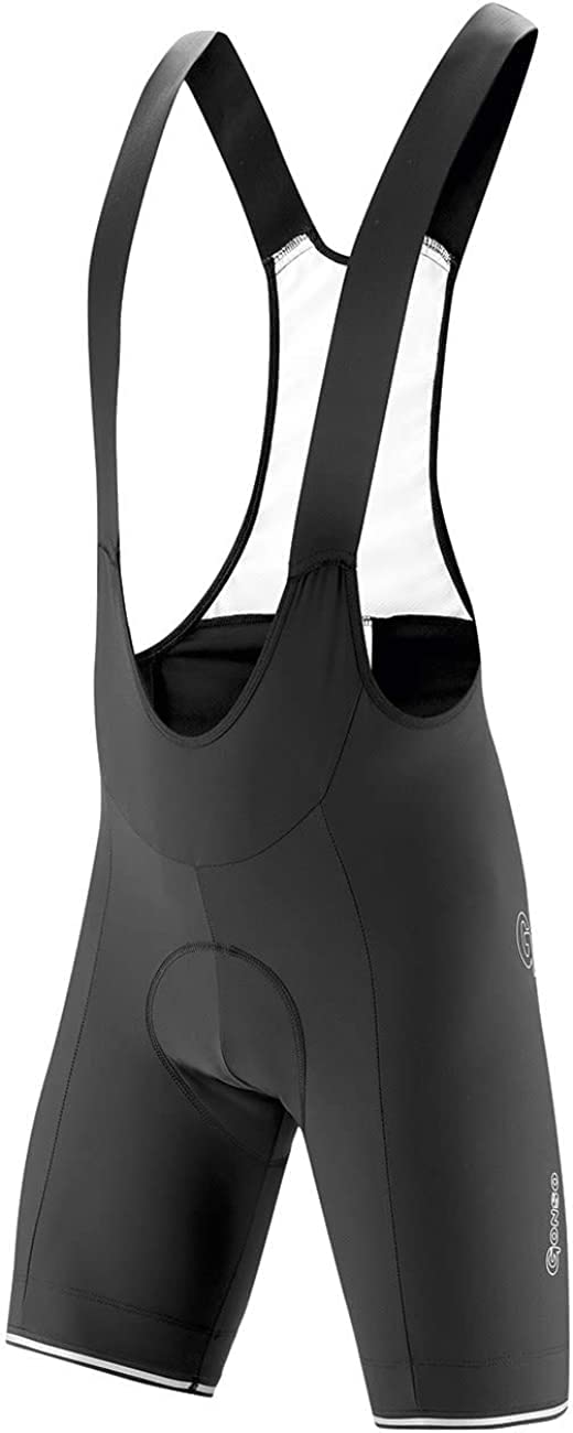 Gonso Sitivo Bib, Kurze Herren Träger-Radhose, Mit Sitivo Comfort Sitzpolster, Hohe Bewegungselastizität und Antirutsch-Silikon-Beingummi, Enganliegende Passform