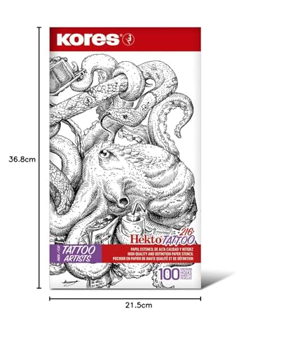 Kores Hekto Tatto Papel Hectográfico 216 caixas x 100 folhas