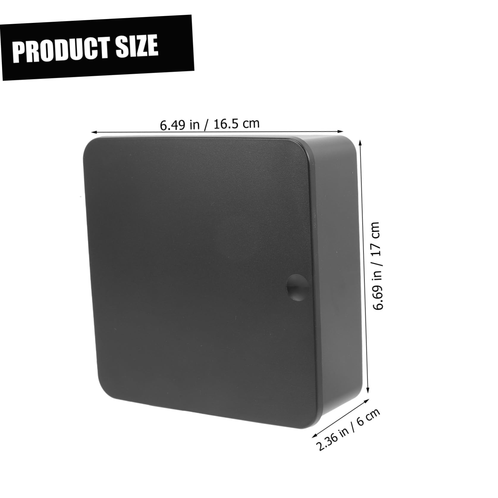 Alipis Appendichiavi da Parete Moderno in Plastica Nero, Portachiavi da Muro Design Elegante e Funzione Decorativa, per Ingresso e Libreria