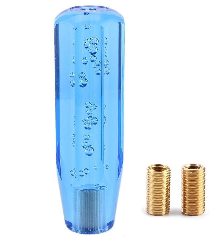 Car Crystal Bubble Styling Gear Shift Knob Sporty Handle Gear Shift Knob Manual/Automatic (Blue 15CM) Suitable with Honda Accord 2.3 (2000-2011)