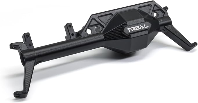 TREAL Aluminum 7075 Front Axle Housing w C Hubs for Axial 1/8 AXP8 GilamonBlack