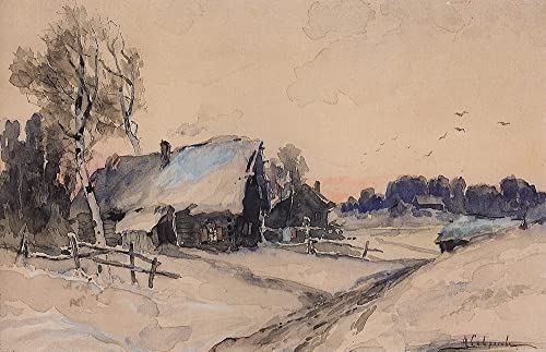 Impressions peinture abstraite Savrasov tableau de maître 60x90cm