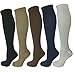 Swell Relief 5 Pair Moderate Compression Socks, 15-20 mmHg. Assorted Colors S/M