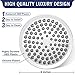 Taiker Shower Head, 8 Inch High Pressure Rainfall Shower Head/Handheld Showerhead Combo with 11.5 Inch Adjustable Curved Arm, Anti-leak Shower Head with Holder/Hose, Flow Regulator, Chrome (Silver1)