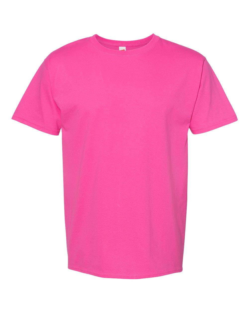 HanesUnisex ComfortSoft® Cotton T-Shirt XL Wow Pink