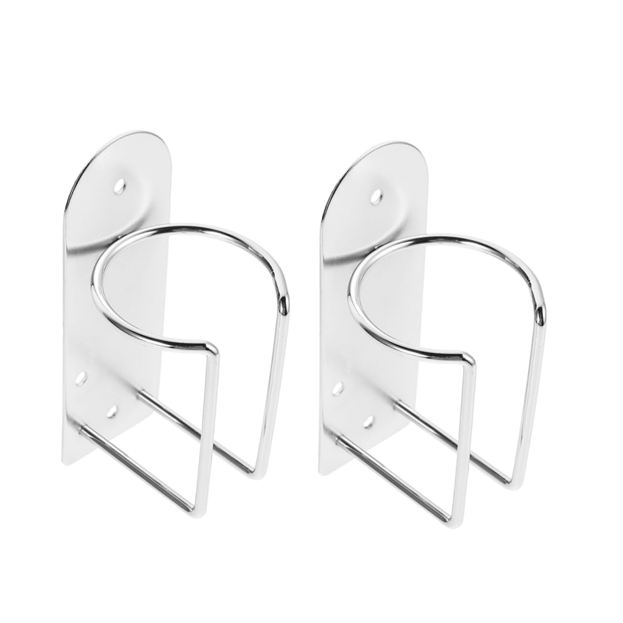 minkissy Hair Clipper Stand Bracket Wall-mounted Hair Dryer and Straightener Holder Stainless Steel