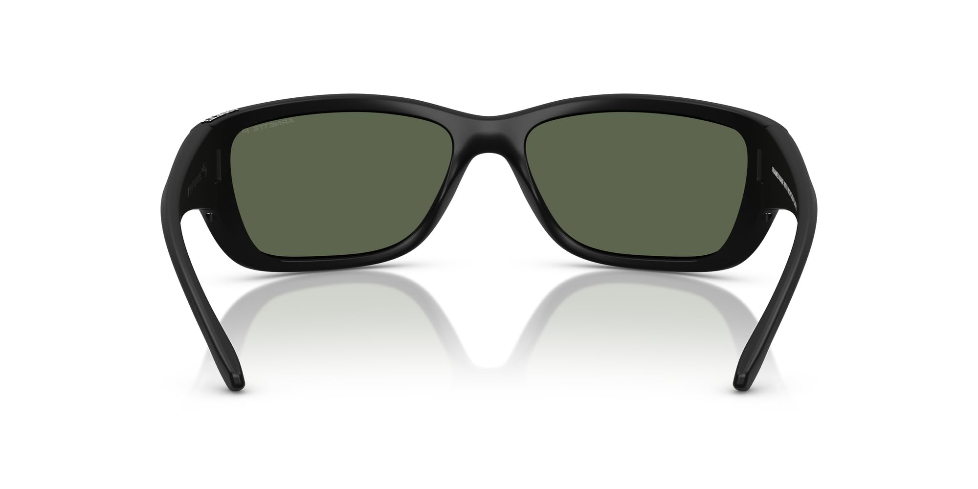 ARNETTE Gafas de sol AN 4353 290087 Negro/Gris Oscuro Policarbonato Estándar, Policarbonato polarizado negro mate/verde oscuro polar, 63 mm
