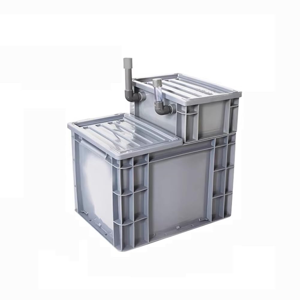 Zestaw filtrów do akwarium, system podżwirowy, pojemnik filtrujący na mokro/sucho, zewnętrzny filtr cyrkulacyjny wody, łatwy montaż, nie zawiera pompy i nośników