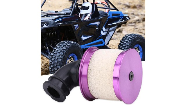 Filtro Aria In Alluminio E Spugna Per Auto RC, 1/8 E 1/10, Compatibile Con HSP 94122/188, Blu