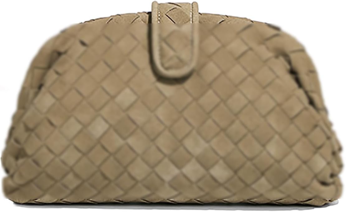 Molodo Woven Bags for Women Shoulder Bag PU Leather Handwoven Crossbody Bag Satchel Woven Purses