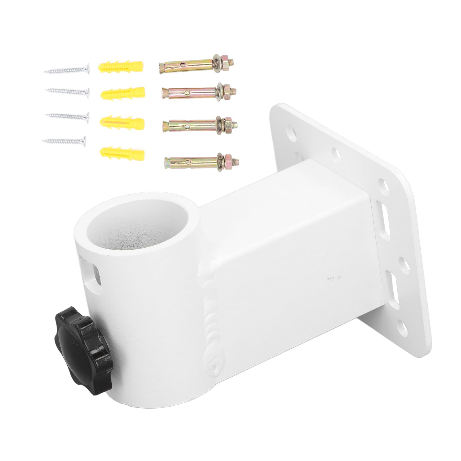 Jectse Support Mural en Alliage D'aluminium Haute Résistance pour Disque Rectangulaire V2, Installation Facile pour Antennes TV Extérieures, Extensions WiFi