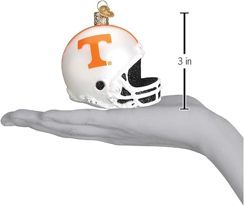 Miniatura 9 de Old World Christmas Adornos Adornos de vidrio soplado de la Universidad de Tennessee para árbol de Navidad, sudadera con capucha