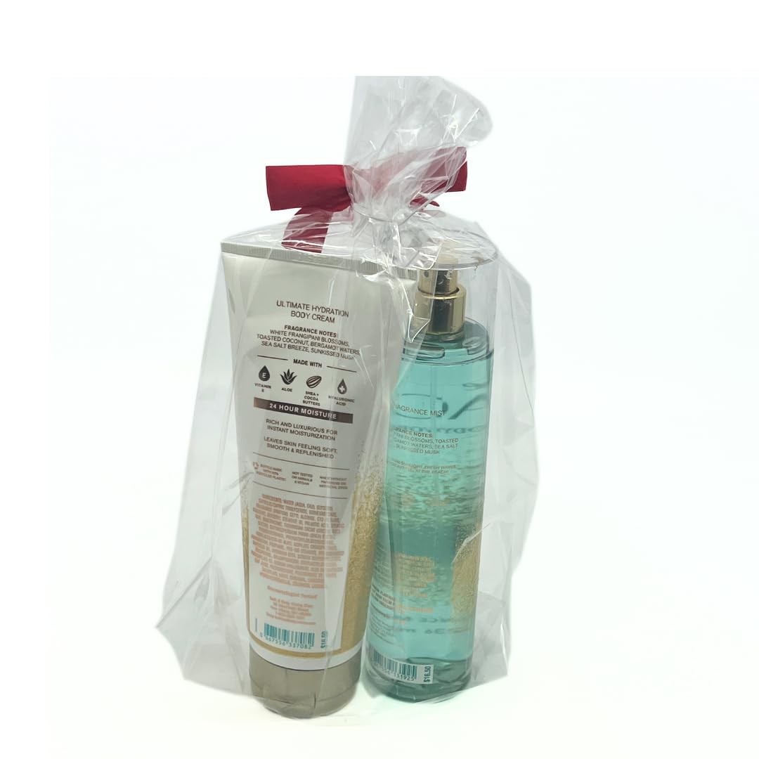 Bath & Body Works At the Beach - Gift Pack for Holiday - Mist 8oz and Body Cream 8oz