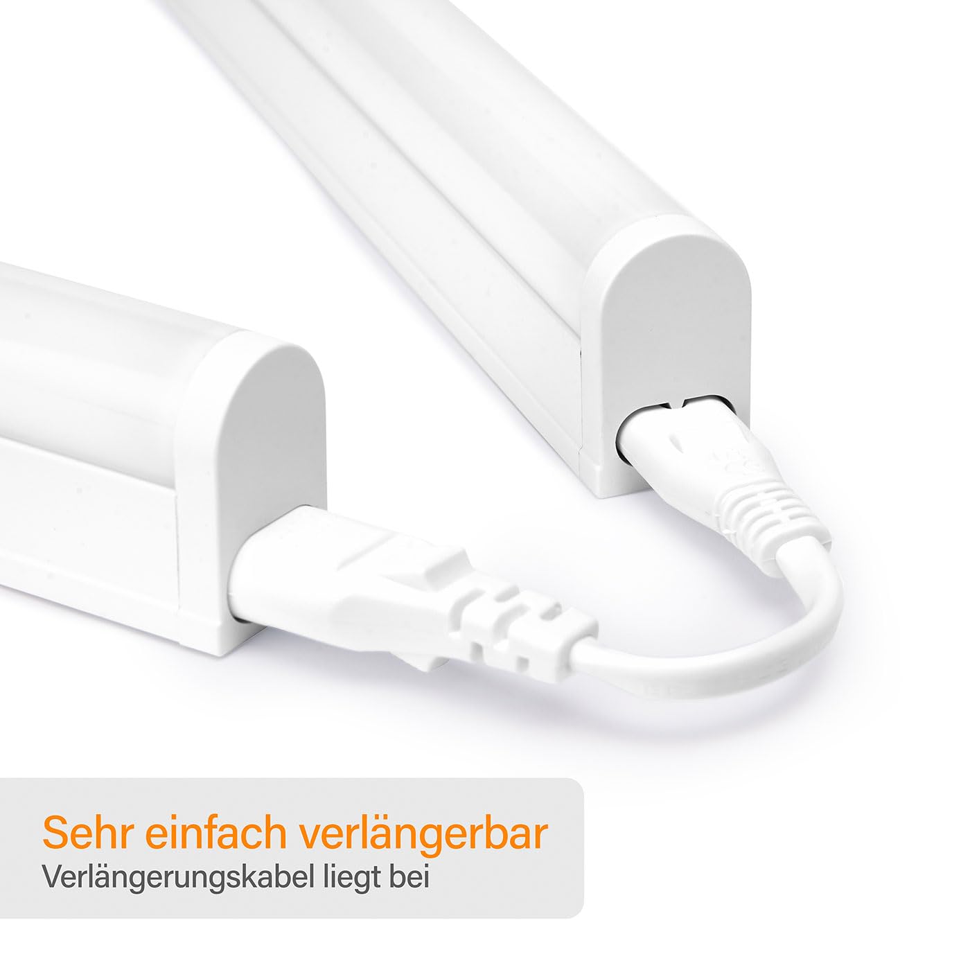 NCC-Licht Lightbar Connect Linex - Juego de 4 luces LED para debajo de muebles (86 cm, IP20, 15 W, 1650 lm, luz blanca cálida, 3000 K, con interruptor)