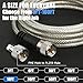 Ullnosoo CB Coax Cable 18ft, CB Radio Antenna Cable RG8X Coaxial Cable with PL-259 Male to FME Female/ PL259 Male Connector, Low Loss for HAM Radio, VHF Radio, Marine Antenna, SWR Meter