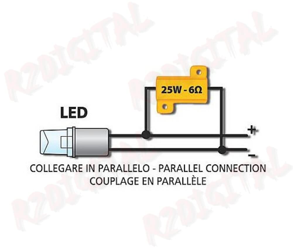 Resistenze Canbus Per LED Auto/Moto 21W - Elimina Errori Su Frecce, Luci Diurne, Stop - Foto 2