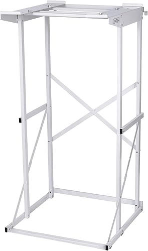 BLACK+DECKER BWDS - Soporte apilable para lavadora y secadora, color blanco y panda de 110 V 850 W, eléctrico, compacto, portátil, con bañera de
