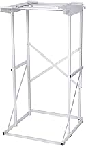 Black+Decker Washer Dryer Stacking Rack Stand, Compatible with Black and Decker Portable Washers and Dryers, Heavy Duty Steel, Dryer Stand with 60 lb. Weight Capacity, BWDS, White
