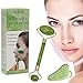 Produktbild Jade Roller,Gesichtsmassager Jade Roller,Jade Roller Massagegerät,Natürliche Jade Stone Roller Massage mit 2 Gua Sha Set, Anti Aging,Muskel Entspannung Massagegerät