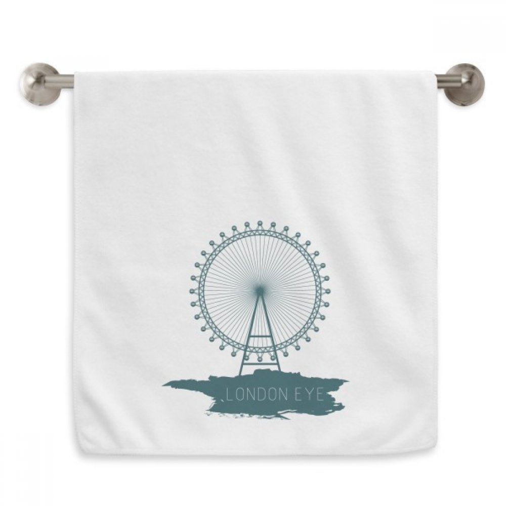 Serviettes moelleuses Royaume-Uni motif diadème | Linge de bain blanc premium