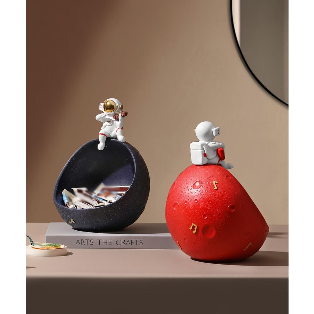Salontafel Decor Sleutel Lade Grote Mond Konijn Sculptuur Standbeeld Sieraden Organizer Lade For Woonkamer, Decoratieve Dienbladen Sleutel Kom Woondecoratie Inkom Lade (Color : Gray B