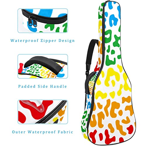 Housse imperméable pour guitare acoustique avec double bandoulière et poche Motif chien mignon Blanc, Multicolore 03… - Les Beatles, Paul McCartney, John Lennon, RIngo Starr, George Harrison Housse imperméable pour guitare acoustique avec double bandoulière et poche Motif chien mignon Blanc, Multicolore 03… – Image 5