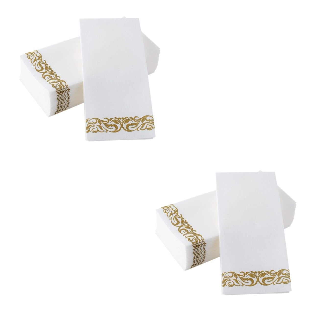 minkissy 50 Servilletas De Papel Para Decoración De Mesa De Comedor Decoración Plateada Servilletas Doradas Para Cena Decoraciones Para Ceremonia De Boda Decoración Dorada Suministros