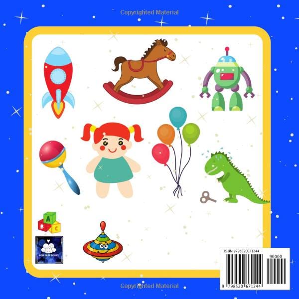 My First Words TOYS Book For Kids.: A funny book for girls and boys aged 2-4. I learn and play. Have fun. Good luck! image 3