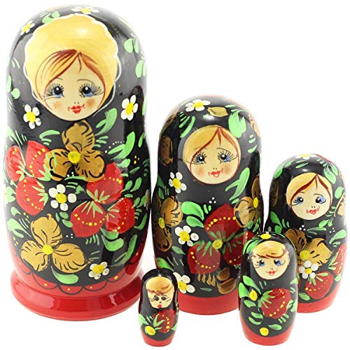 Azhna 5 pz 15 cm Souvenir Matryoshka Complementi