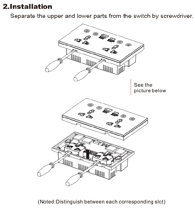 WiFi Bluetooth Smart Wall Outlet 2 sockets 2USB Charging Port Compatible with Alexa App and Voice Control Use — view 8