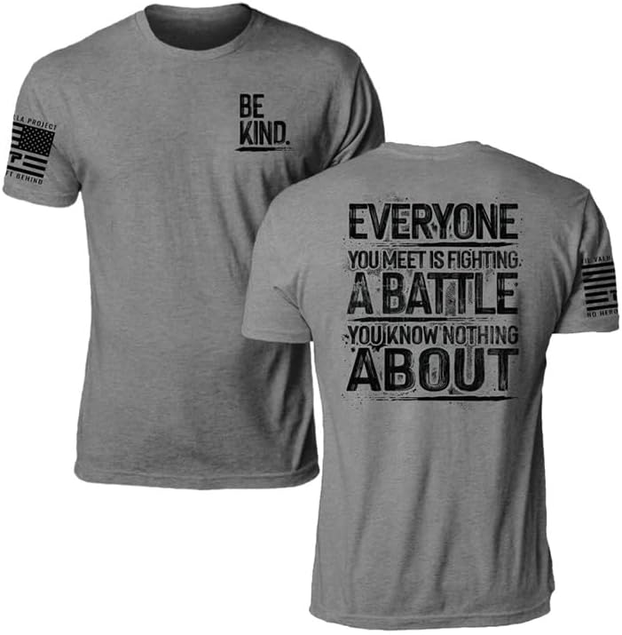 Til Valhalla Project Be Kind Graphic Tee | Veteran Owned & Operated | Proudly Printed in The USA