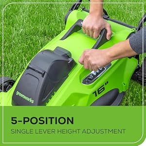 Greenworks 40V 16in Push Lawn Mower, 4.0 Ah Battery and Charger — photo 6 of 6