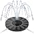 Mademax Solar Bird Bath Fountain Pump, Upgrade 1.4W Solar Fountain with 6 Nozzle, Free Standing Floating Solar Powered Water Fountain Pump for Bird Bath, Garden, Pond, Pool, Outdoor