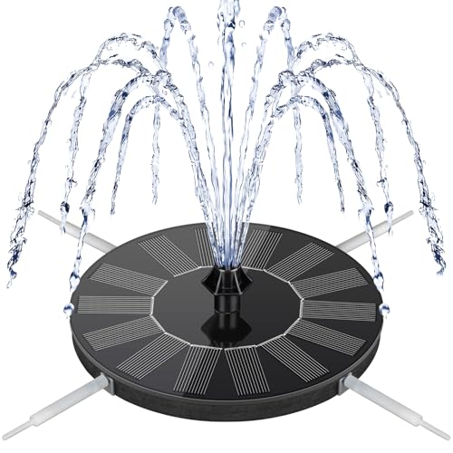 Mademax Solar Bird Bath Fountains, Upgrade 1.4W Solar...