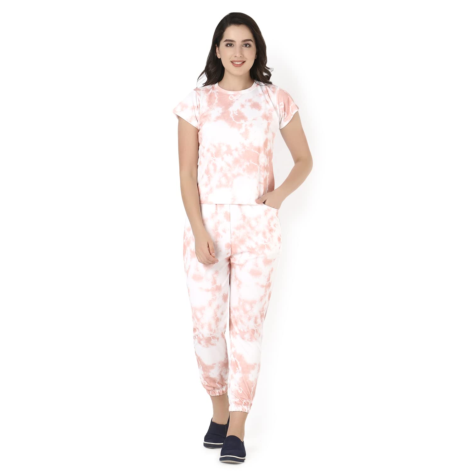 Night Suit Set for Women Rayon, Night Dress, Lounge Wear,Printed Rayon,Top and Capri Set for Women, Printed Top and 3/4th Pyjama Set for Women Nightwear-image-39