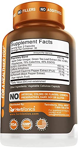 Herbtonics Apple Cider Vinegar Plus Keto With Burner + #TOP5