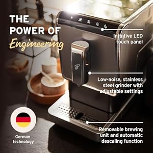 Tchibo Automatic Espresso & Coffee Machine Bundle with Built-in Grinder, Comes With 3 x 12 oz. Bags of Whole Bean Coffee, Silver Tchibo Automatic Espresso Coffee Machine Bundle with Built in Grinder Comes With 3 x 12 oz Bags of Whole Bean Coffee Silver