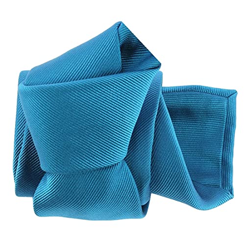Cravate en soie italienne bleu cobalt idée cadeau homme