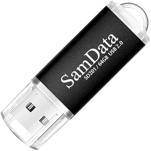 Miniatura 14 de Unidades flash USB de 16 GB, 1 paquete de unidades USB 2.0 para almacenamiento de datos, unidad de salto con indicador LED (negro, 16GB-1Pack)