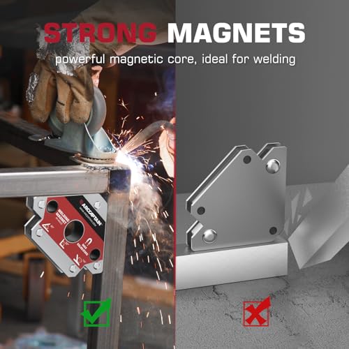 Image of ARCCAPTAIN 2pcs 55LB Welding Magnets Welding Magnet Set